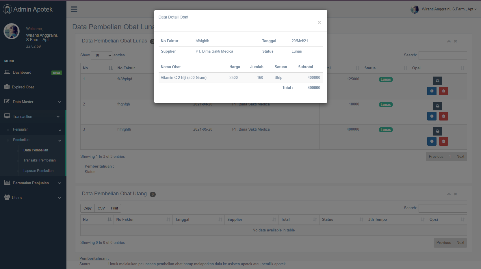 Aplikasi Manajemen Apotek